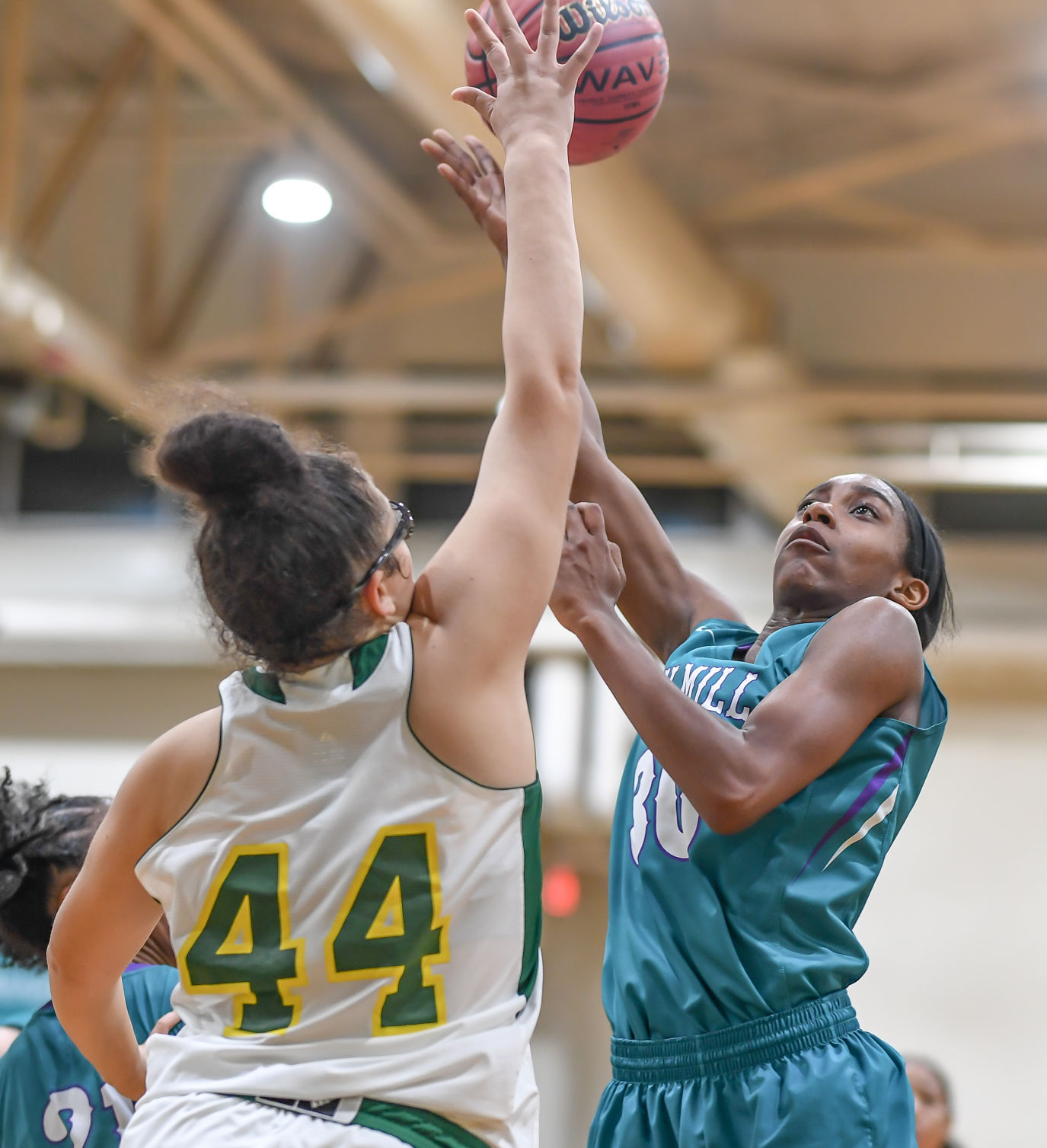 Friday night high school basketball action